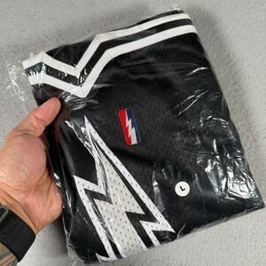 Collect And Select Lightning Bolt Mesh Basketball Jersey Shorts Set Mens Large